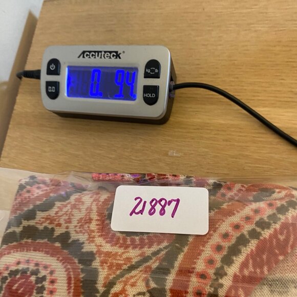 Talbots Sweater Womens Medium Petite Orange Multi Paisley Merino Wool Cardigan - Picture 9 of 11